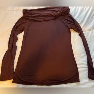 Ann Taylor Women’s Brown off the shoulder top